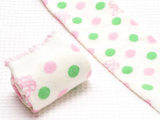 Secret Shop Polka Dot Sweet Lolita Socks